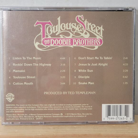 CD The Doobie Brothers - Toulouse Street - Picture 4 of 4